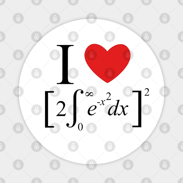 I love Pi Magnet by Silentrebel